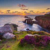 Buy canvas prints of Iconic Land's End  by Michael Brookes