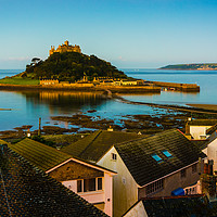 Buy canvas prints of St Michael's Mount, Marazion, Cornwall by Michael Brookes