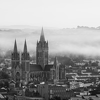 Buy canvas prints of Truro Cathedral, Cornwall, UK by Michael Brookes