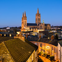 Buy canvas prints of Truro Cathedral Dawn by Michael Brookes