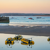 Buy canvas prints of St Ives harbour view by Michael Brookes