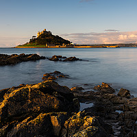 Buy canvas prints of Early morning Saint Michael's Mount by Michael Brookes