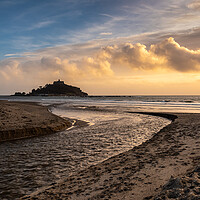 Buy canvas prints of Castle in the sea  by Michael Brookes