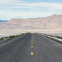 Buy canvas prints of The Road to Bonneville Salt Flats, Utah. by Nick Caville