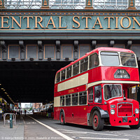 Buy canvas prints of Bristol Lodekka LD6G at Central Station by George Robertson