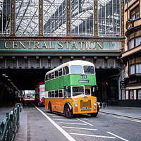 Buy canvas prints of Leyland Titan PD2/24Bus at Central Station  by George Robertson