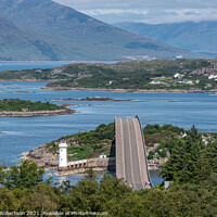 Buy canvas prints of The Skye Road Bridge over Loch Alsh by George Robertson