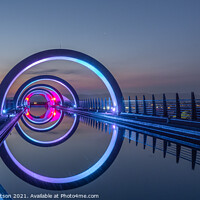 Buy canvas prints of Into the Portal at Falkirk Wheel by George Robertson