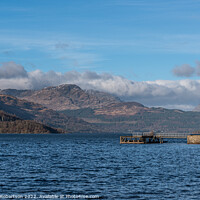 Buy canvas prints of Old Pier at Rowardennan by George Robertson