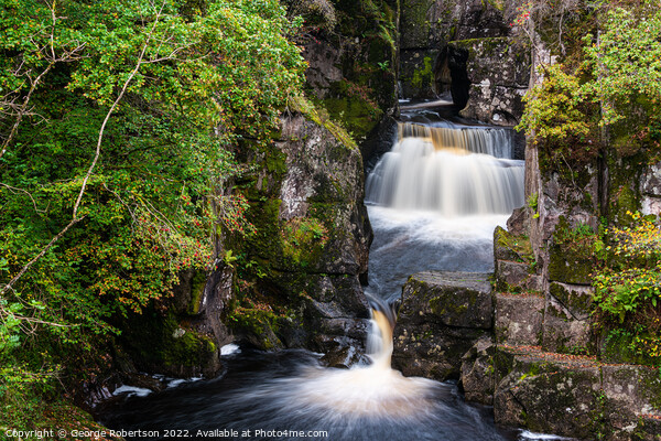 Bracklinn Falls at Callander, Scotland Picture Board by George Robertson