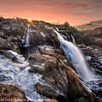 Buy canvas prints of Sunset at Loup O Fintry by George Robertson