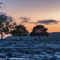 Buy canvas prints of Sunset in the Yorkshire Dales by George Robertson