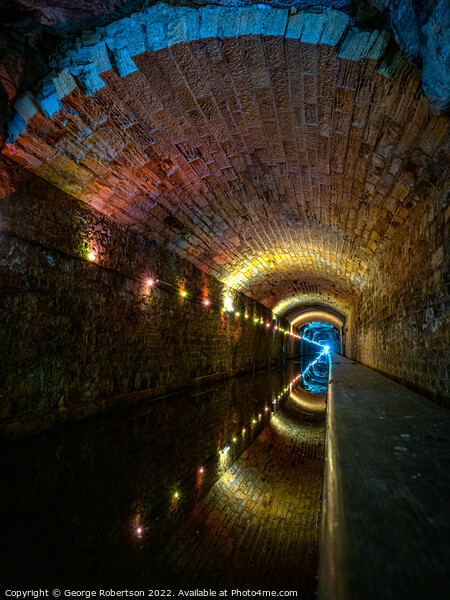 Falkirk Tunnel on the Union Canal Picture Board by George Robertson
