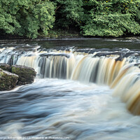 Buy canvas prints of Aysgarth Upper Falls in Yorkshire Dales by George Robertson