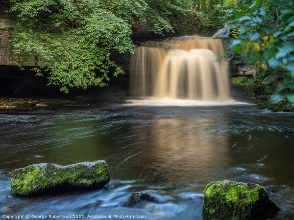 Cauldron Falls at West Burton Picture Board by George Robertson
