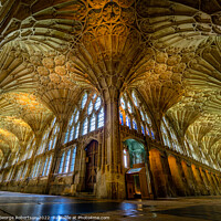 Buy canvas prints of The Cloisters in Gloucester Cathedral  by George Robertson