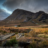 Buy canvas prints of Buachaille Etive Mor in Glen Coe in the Scottish H by George Robertson