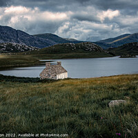 Buy canvas prints of Lock Stack and Arkle in Scottish Highlands by George Robertson