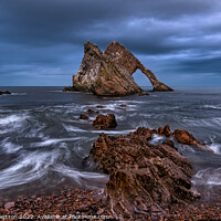 Buy canvas prints of Bow Fiddle Rock at Portknockie by George Robertson
