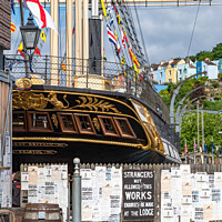 Buy canvas prints of SS Great Britain in dock at Bristol by George Robertson