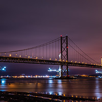 Buy canvas prints of The Forth Road Bridges, Scotland by George Robertson