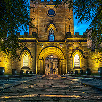 Buy canvas prints of Entrance to Durham Castle by George Robertson