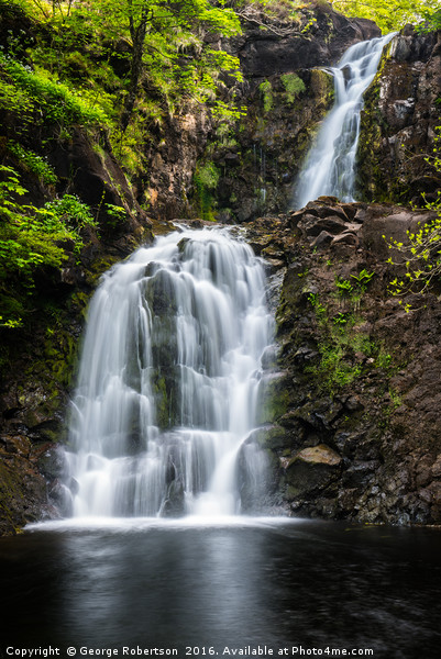 Rha Waterfall, Uig, Skye Picture Board by George Robertson