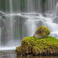 Buy canvas prints of Scalebar Waterfall in Yorkshire by George Robertson