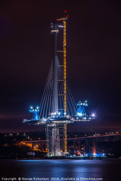 The new Forth Road Bridge Picture Board by George Robertson