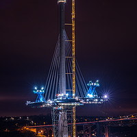 Buy canvas prints of The new Forth Road Bridge by George Robertson