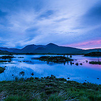 Buy canvas prints of Midsummer at Lochan na h-achlaise by George Robertson
