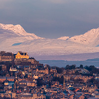 Buy canvas prints of Stirling Castle after Sunrise by George Robertson