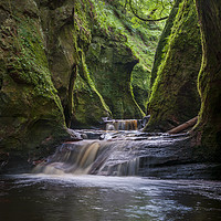 Buy canvas prints of Finnich Glen Gorge by George Robertson