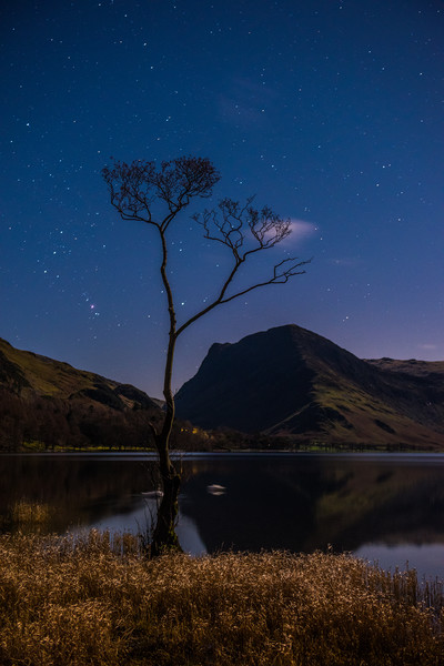 Buttermere by Starlight Picture Board by George Robertson