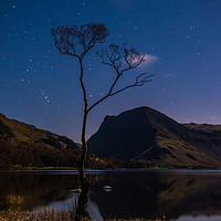 Buy canvas prints of Buttermere by Starlight by George Robertson