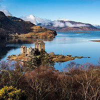 Buy canvas prints of Loch Alsh and Eilean Donan Castle by George Robertson