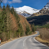 Buy canvas prints of Glen Lochy Road by George Robertson