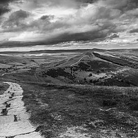 Buy canvas prints of The Path from Mam Tor by George Robertson