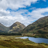 Buy canvas prints of Buachaille Etive Mor and Buachaille Etive Beg from by George Robertson