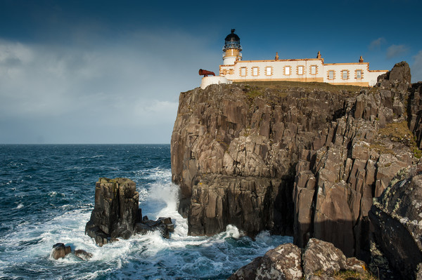 Neist Point Lighthouse on Skye Picture Board by George Robertson