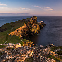 Buy canvas prints of Neist Point Lighthouse on Skye by George Robertson
