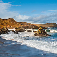 Buy canvas prints of Stormy day at Sango Bay by George Robertson