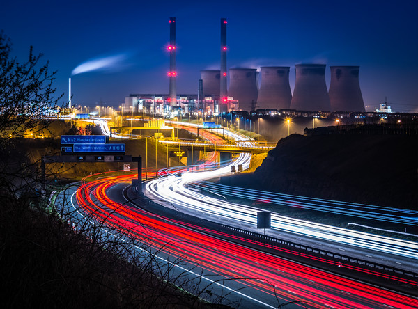 Last Puffs of Smoke at Ferrybridge Power station Picture Board by George Robertson