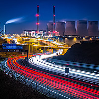 Buy canvas prints of Last Puffs of Smoke at Ferrybridge Power station by George Robertson