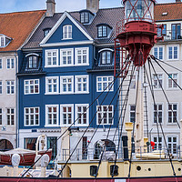 Buy canvas prints of Lighthouse Boat Copenhagen by George Robertson
