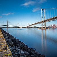 Buy canvas prints of The Bridges over the Forth by George Robertson