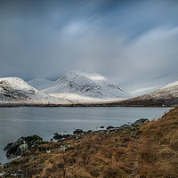 Buy canvas prints of A wintery Loch Dochard by George Robertson