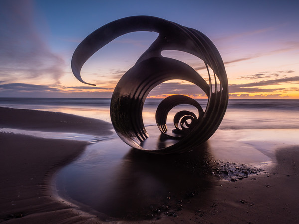 Mary's Shell at Cleveleys Beach Picture Board by George Robertson