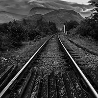 Buy canvas prints of The West Highland Railway line by George Robertson