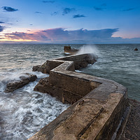 Buy canvas prints of The Blocks at St Monans , Fife by George Robertson